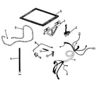 Fisher & Paykel DD605FD-88468A lid/link assy diagram