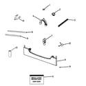 Fisher & Paykel DD605FD-88468A installation components diagram