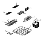 Fisher & Paykel DS605ZWFPUS-88463-A baskets/racks diagram