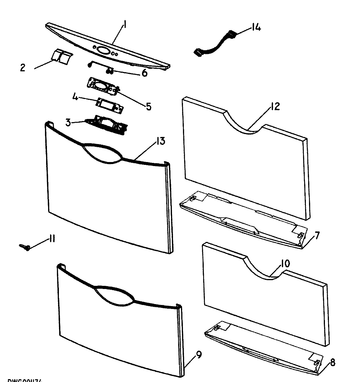 Front panels/controls
