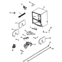 Fisher & Paykel DD605ZW-88462A cabinet parts diagram