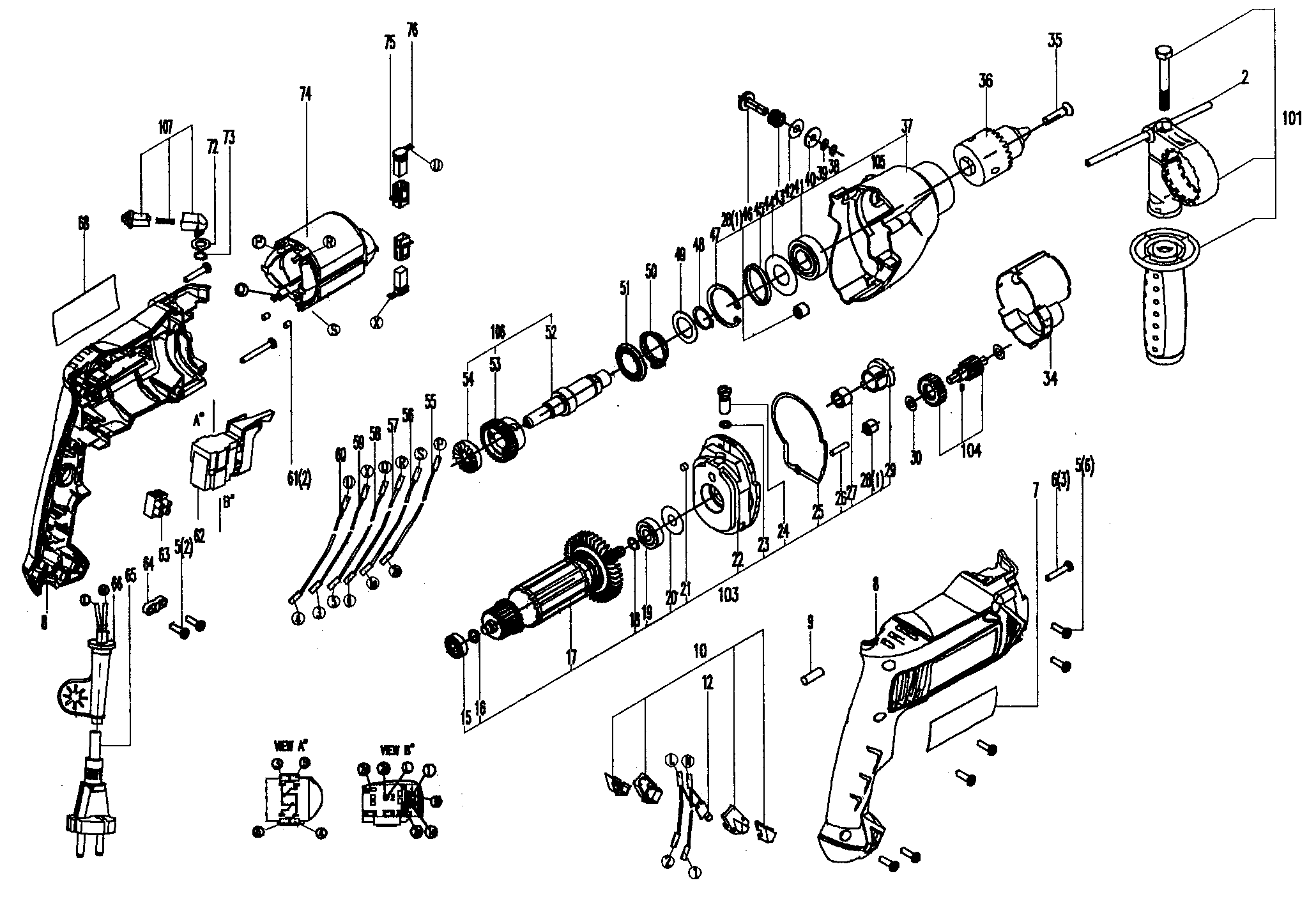 Drill assy