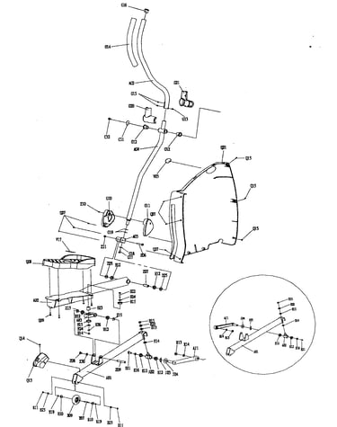 Left arm assy