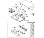 Samsung BD-UP5000 cabinet parts diagram