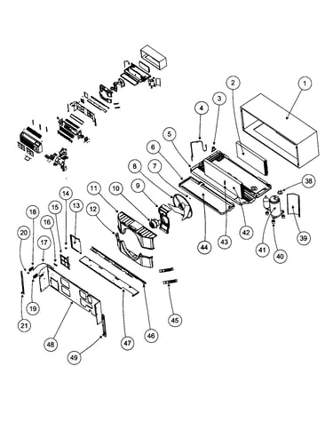 Back assy