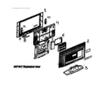 Olevia 237-S11 cabinet parts diagram