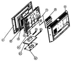 Olevia 226-S12 cabinet parts diagram