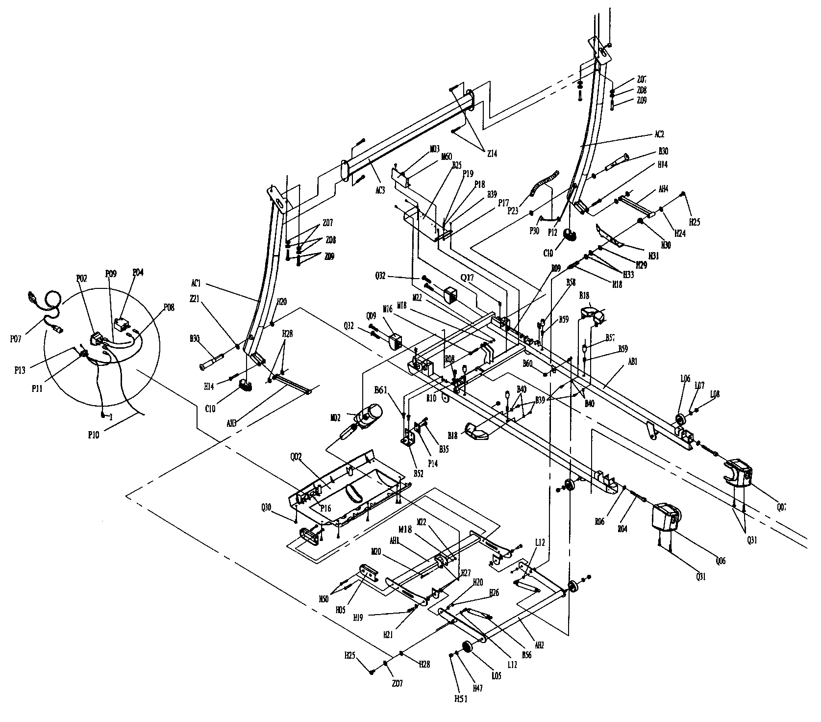 Frame assy
