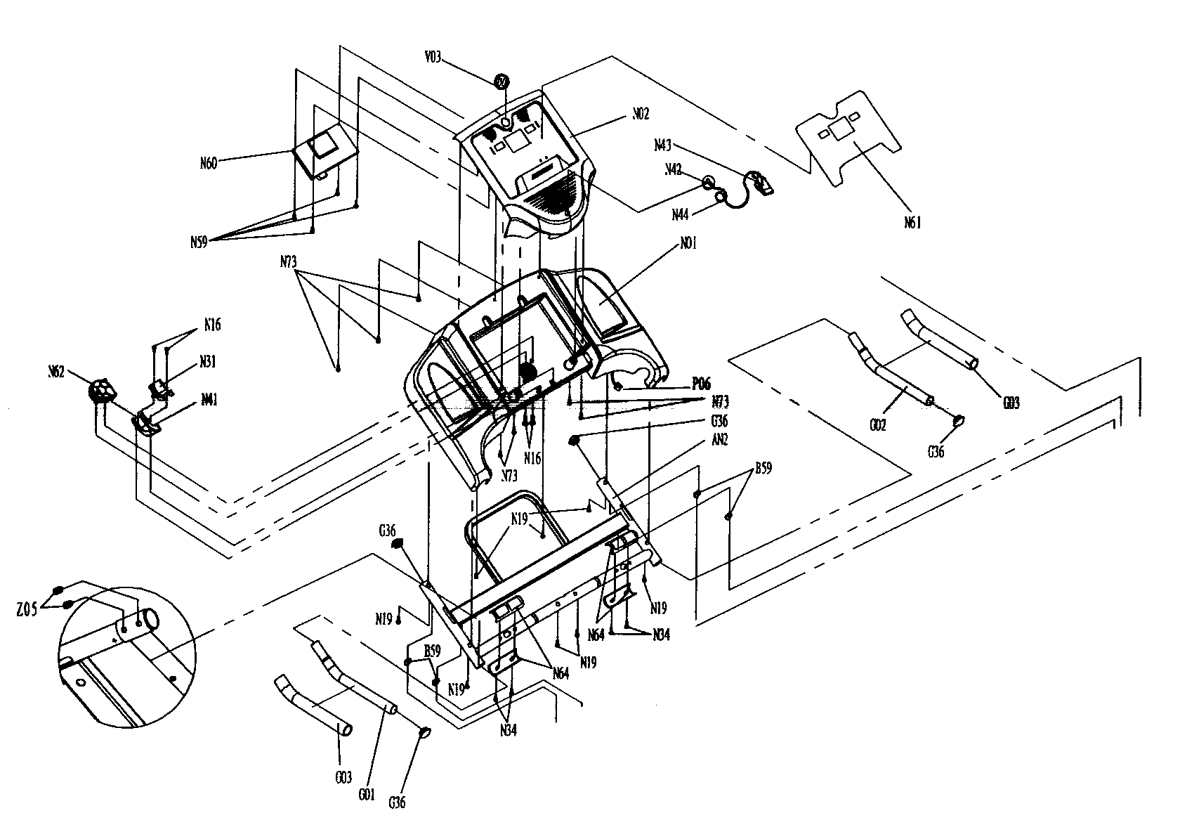 Console assy