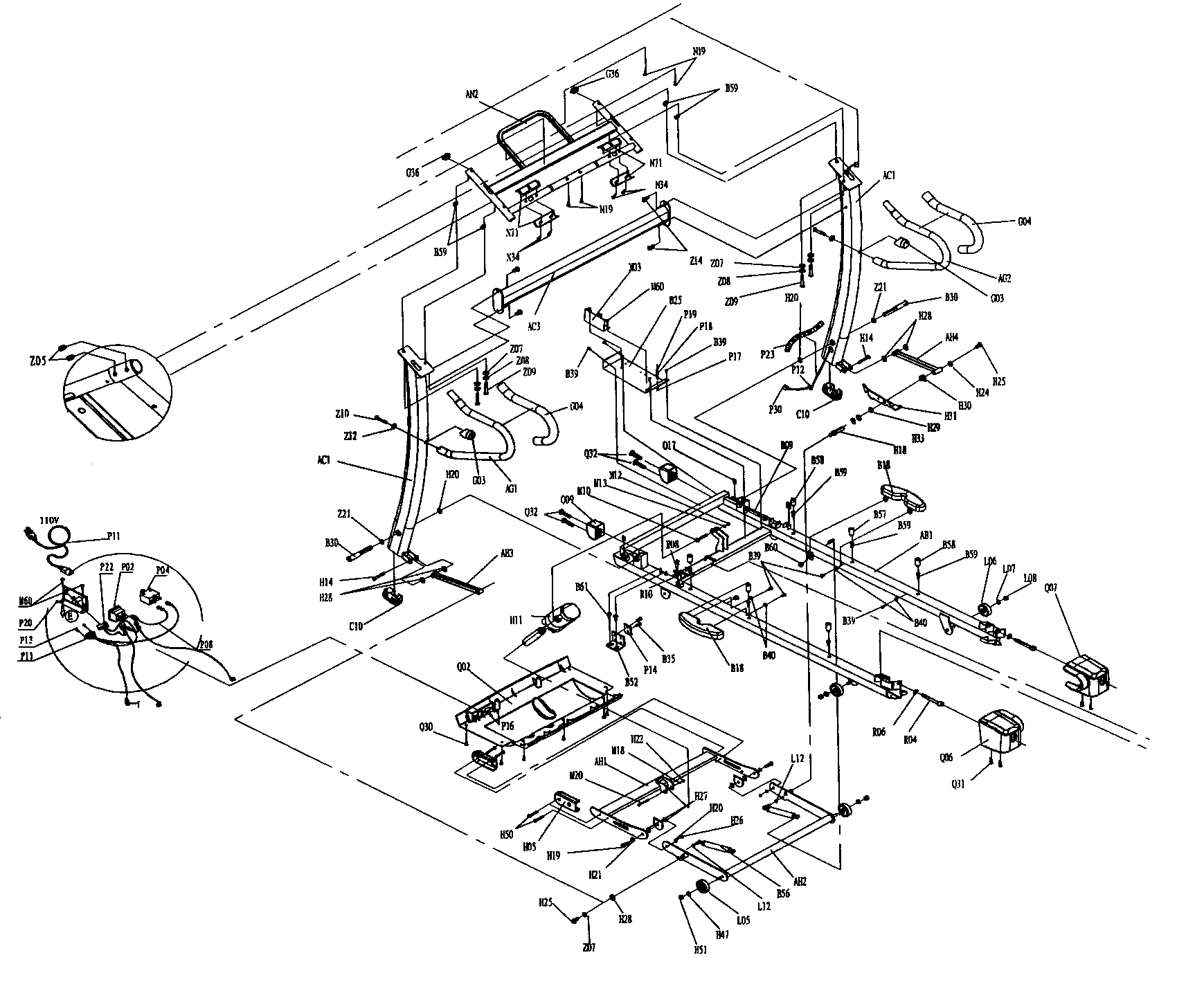 Frame assy