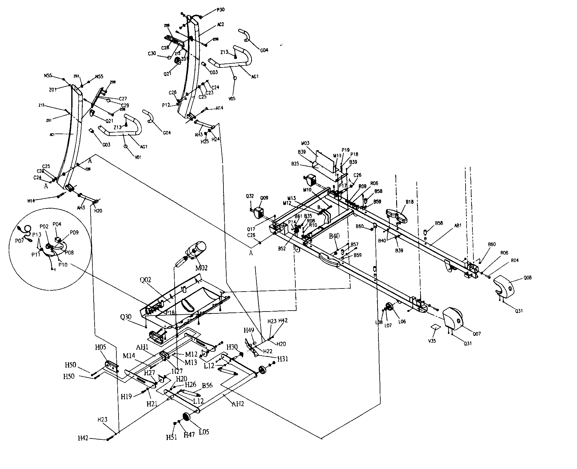 Frame assy