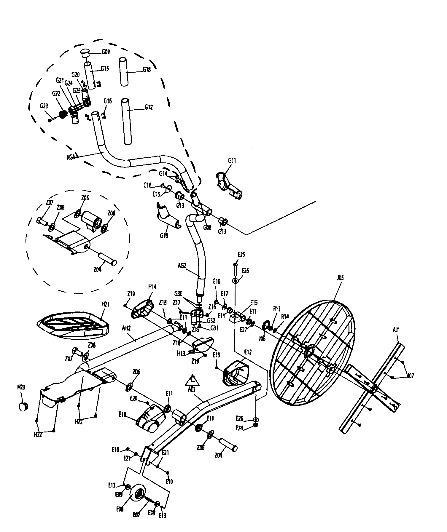 Left side assy