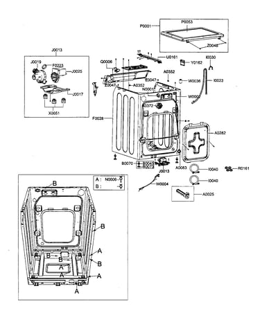 Main cabinet parts