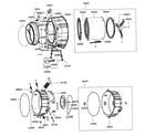 Samsung WF203ANS/XAX drum assy diagram