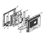 Olevia 226-S13 cabinet parts diagram