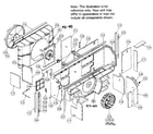 Carrier 52CEA207431RP motor assy diagram