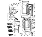 Danby DCR033W cabinet parts diagram