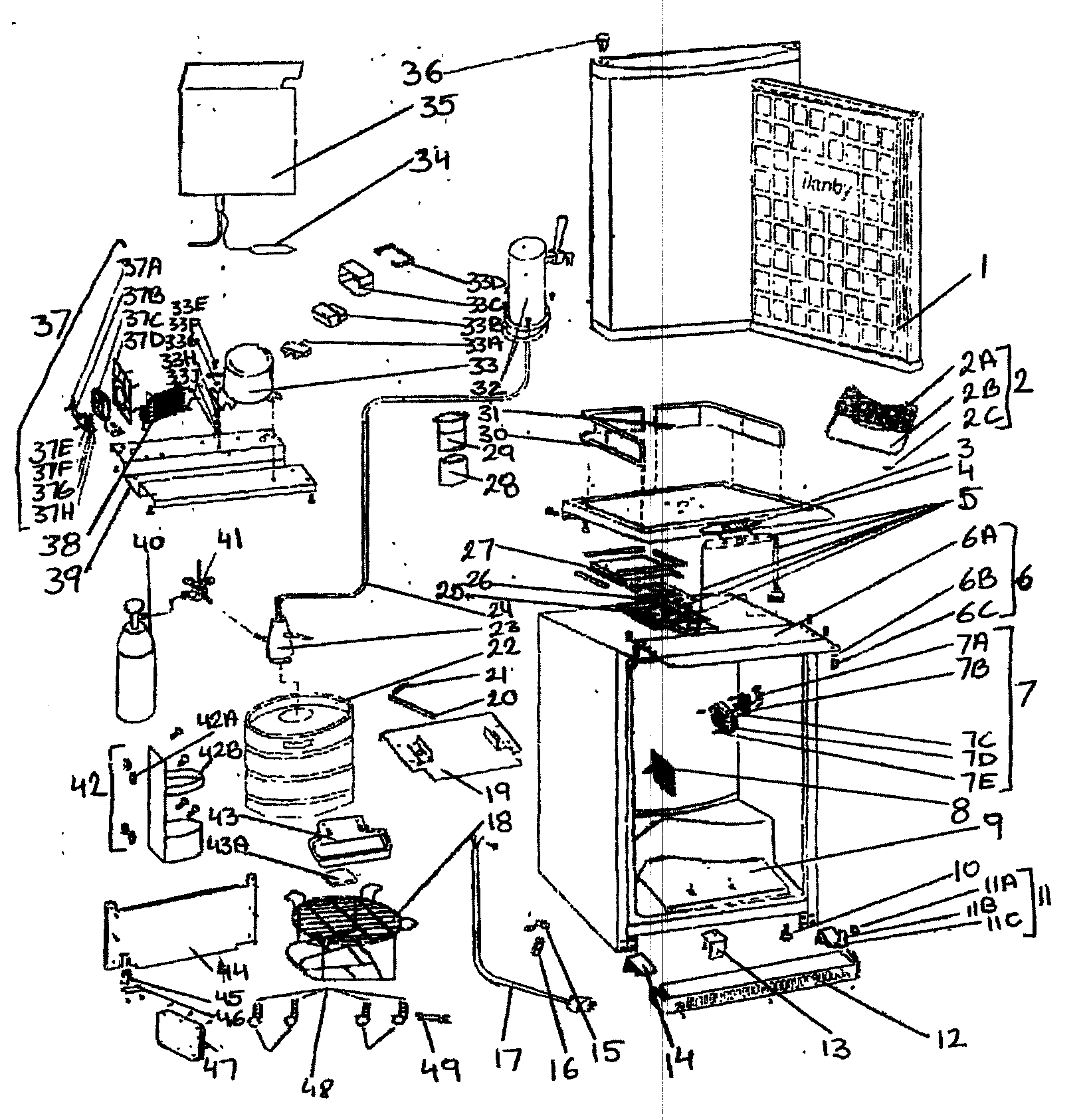 Cabinet parts