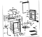 Danby DCR413BL cabinet parts diagram
