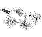Denon AVR-588 cabinet parts diagram