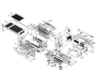 Denon AVR-1708 cabinet parts diagram