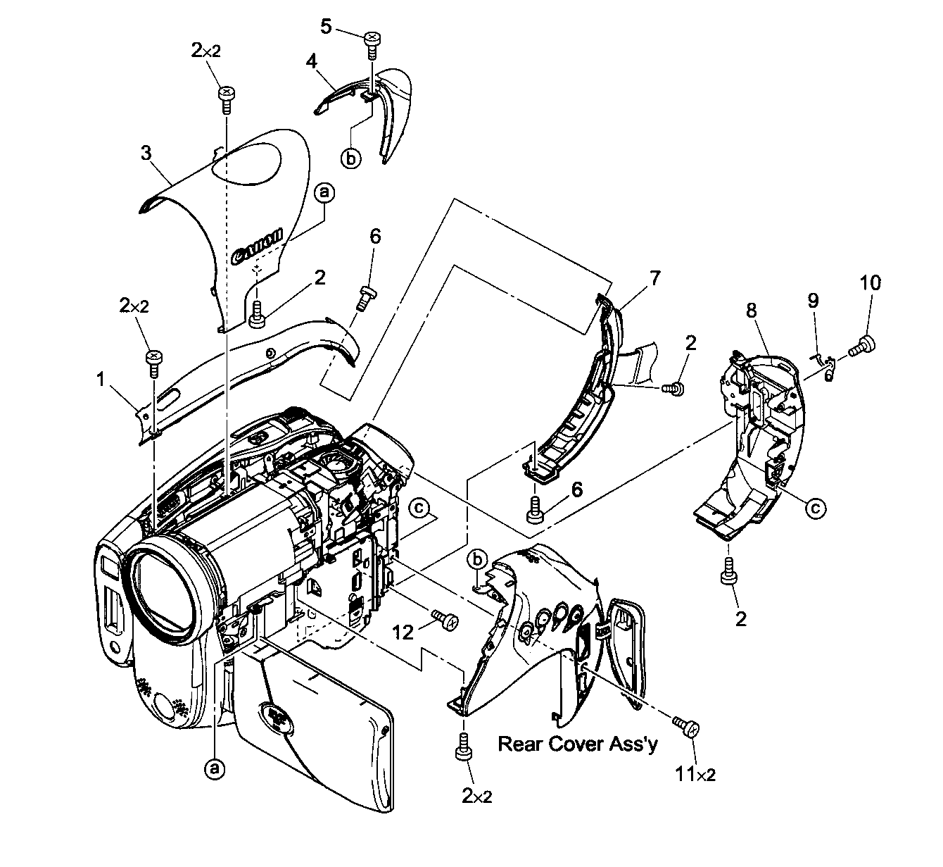 Casing parts 1
