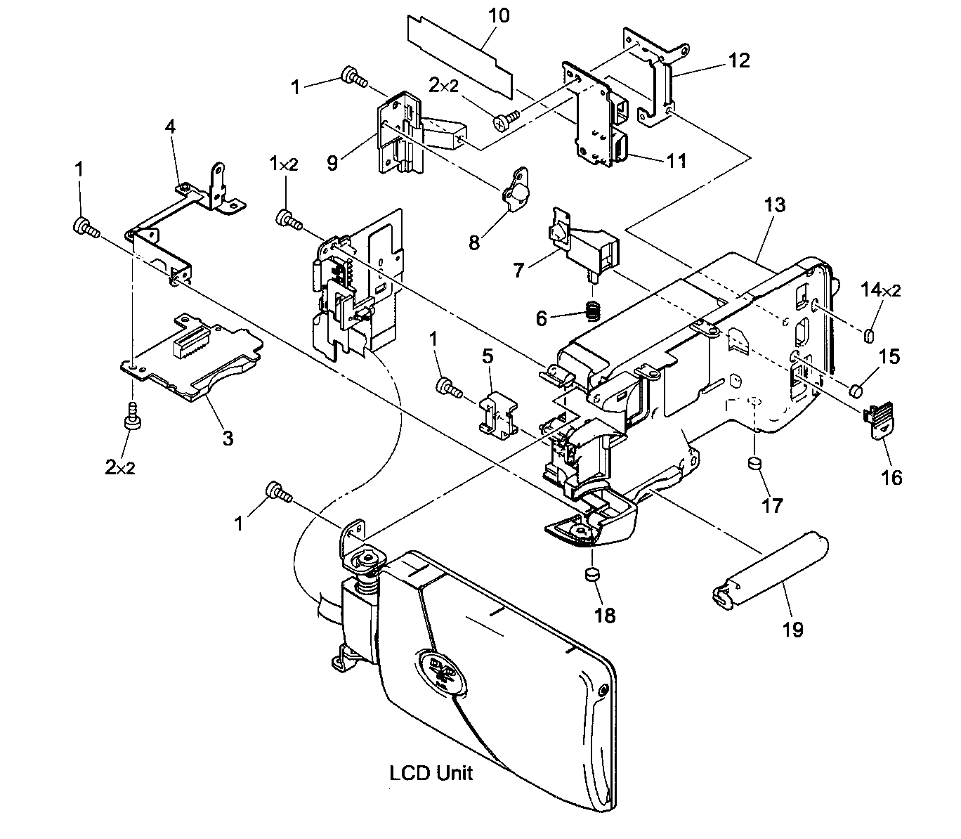 R-lcd unit