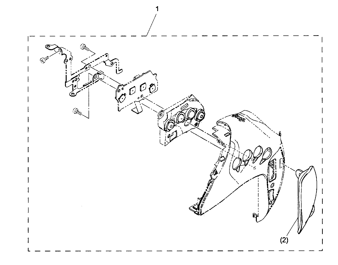 Rear cover assy
