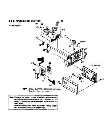 Cabinet parts rt