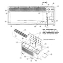 Carrier 52CEA207401AA front panel diagram