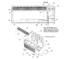 Carrier 52CEA207401AA front panel diagram