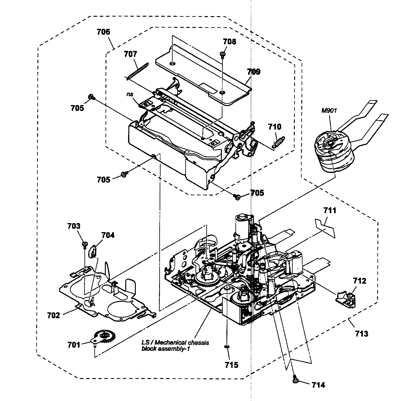 Mech deck assy