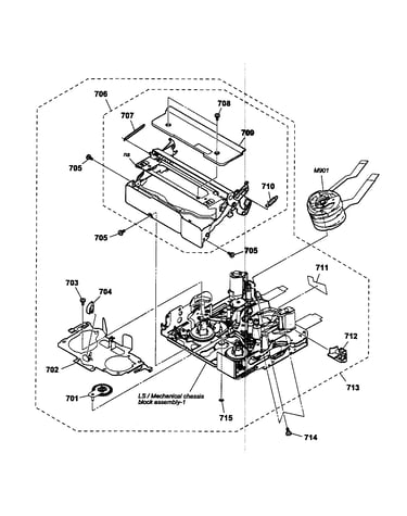 Mech deck assy
