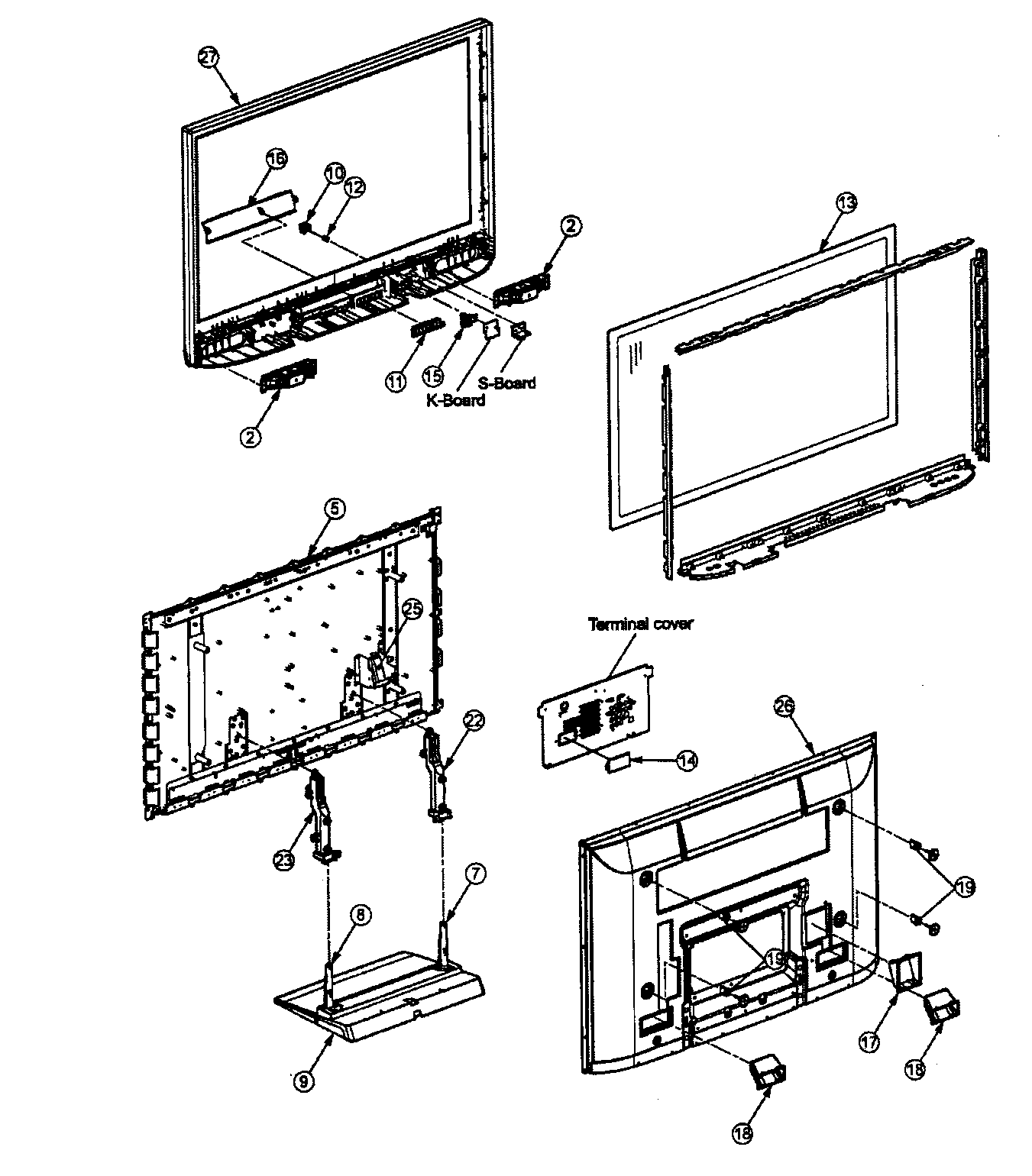 Cabinet parts