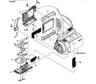 Sony HDR-SR10D cabinet parts 1 diagram
