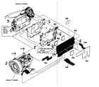Sony HDR-SR10D cabinet parts 3 diagram