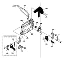 Sony HDR-SR10D cabinet parts lt diagram