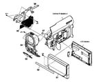 Sony DCR-DVD610 cabinet parts 1 diagram