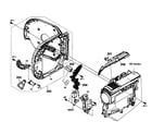 Sony DCR-DVD610 cabinet parts lt diagram
