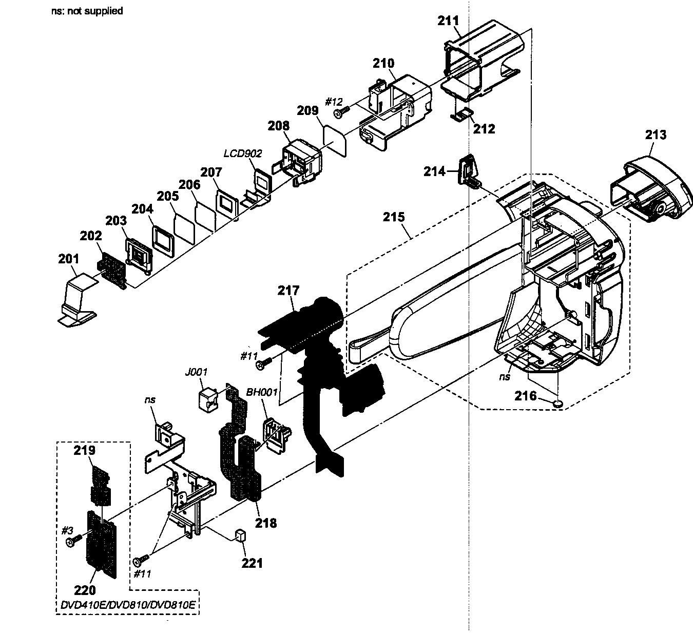 BT/EVF ASSY