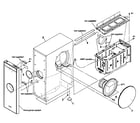 Sony HT-CT100 cabinet parts diagram