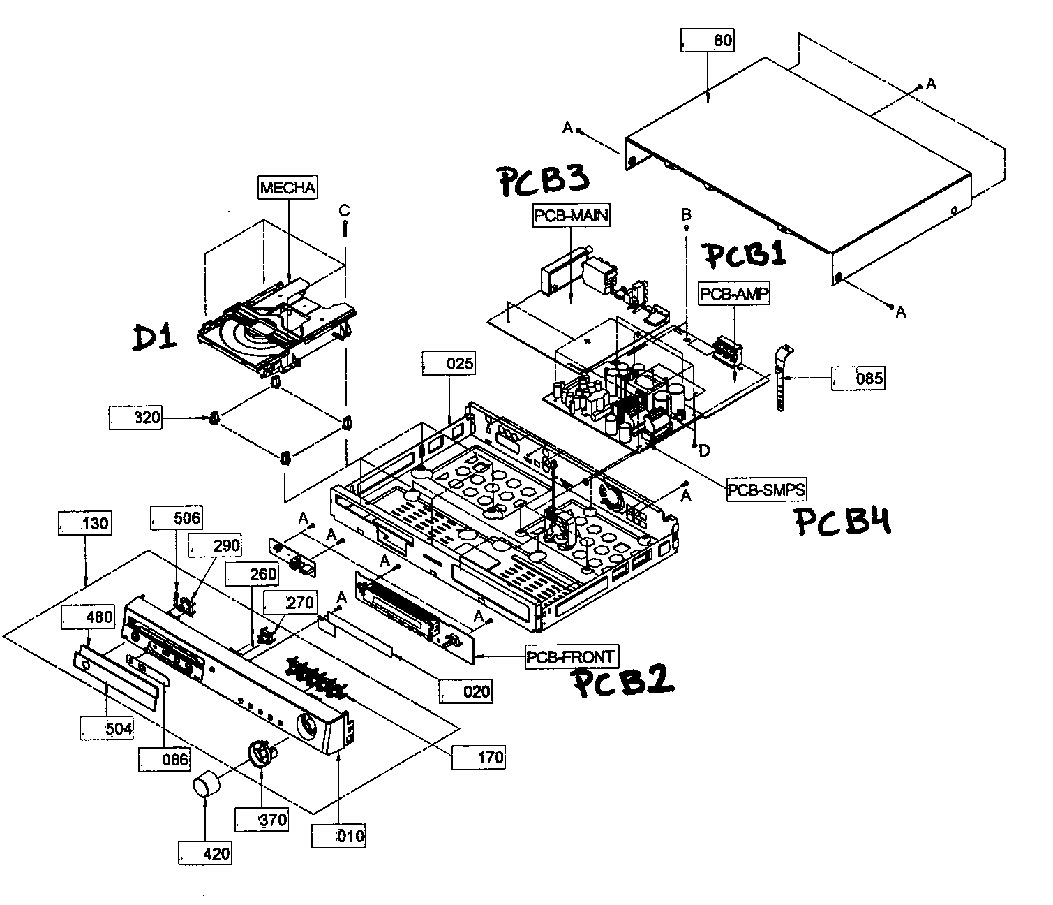 CABINET PARTS