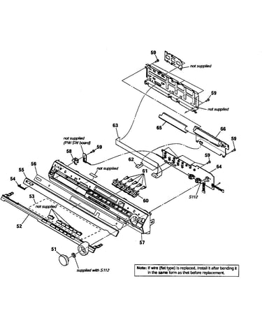 Front panel assy