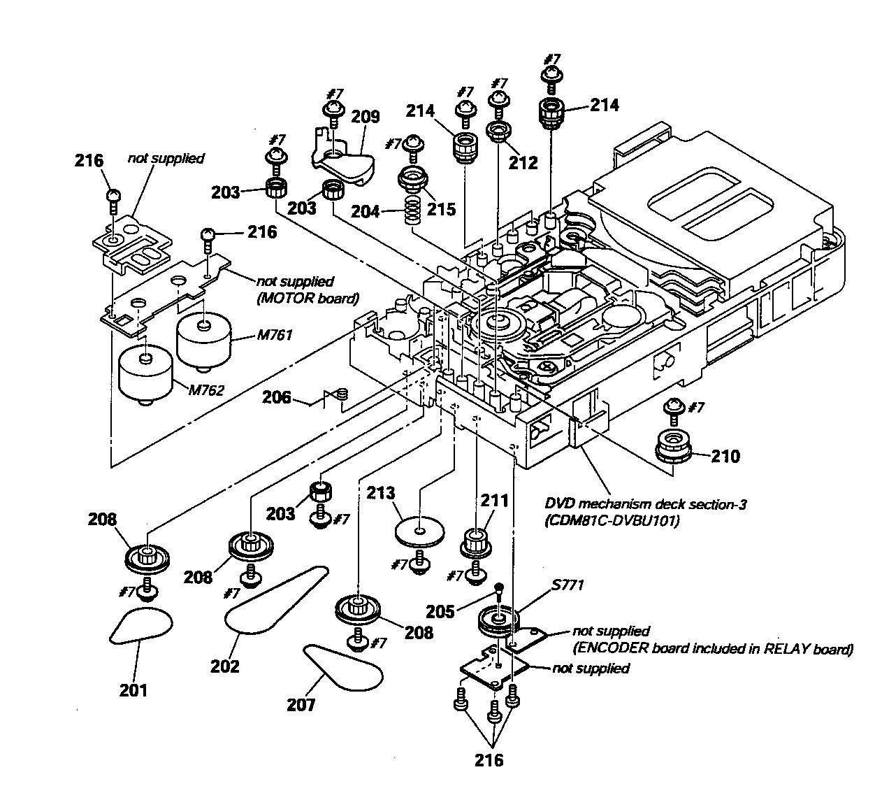Dvd deck assy 2
