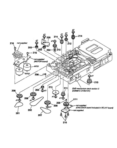 Dvd deck assy 2