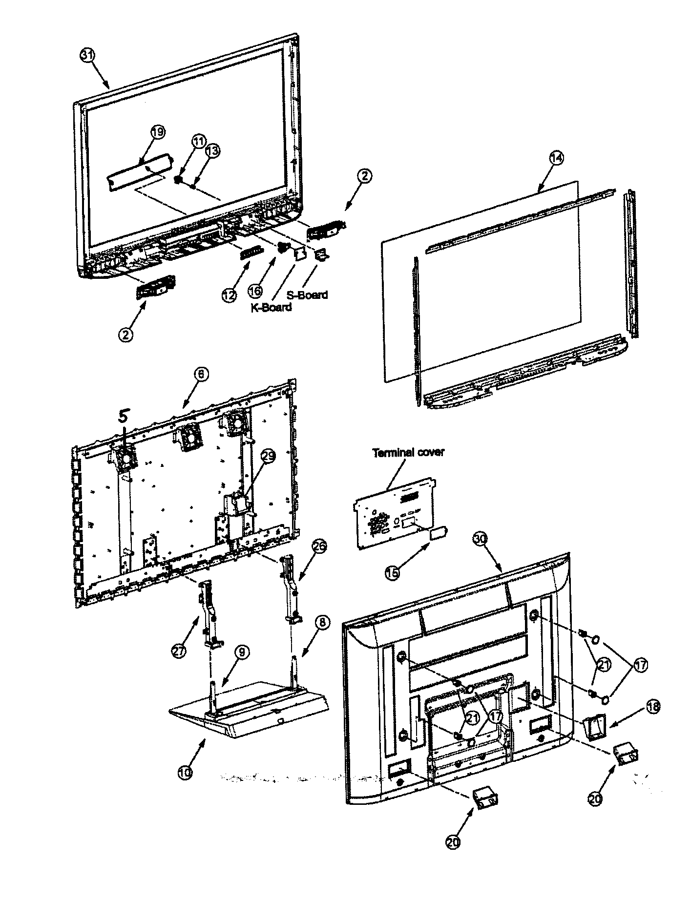 CABINET PARTS