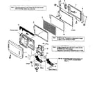 Sony DSCT300R cabinet parts diagram