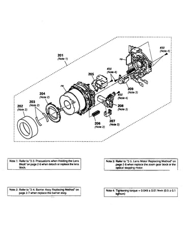 Lens section