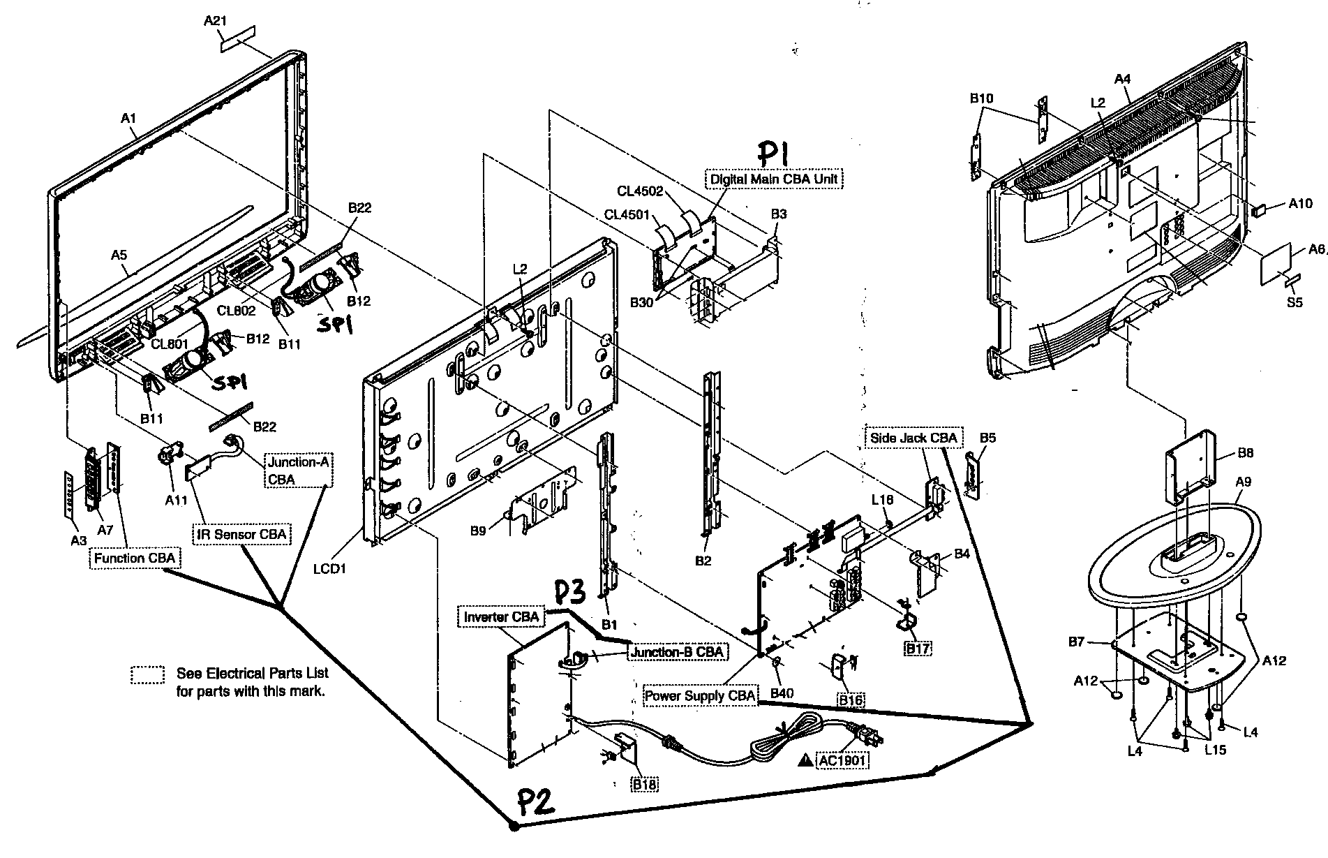 Cabinet parts