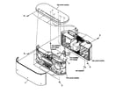 Sony AIR-SA10 cabinet parts diagram